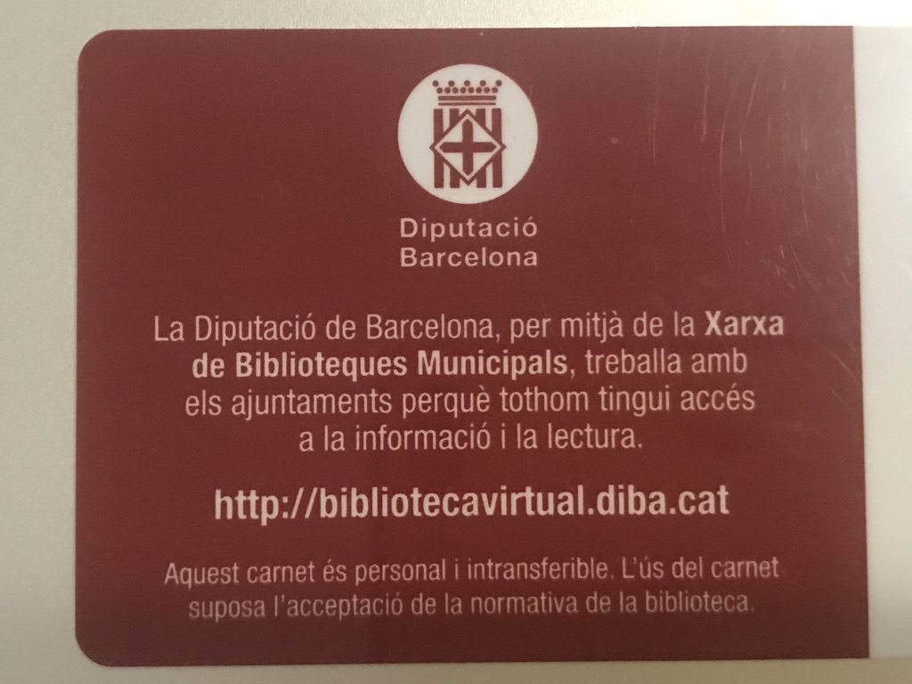 実は割引や特典がいっぱい。バルセロナ 図書館 カードを作りましょう！ | Nana en Barcelona スペイン・地中海生活 バルセロナで生きる